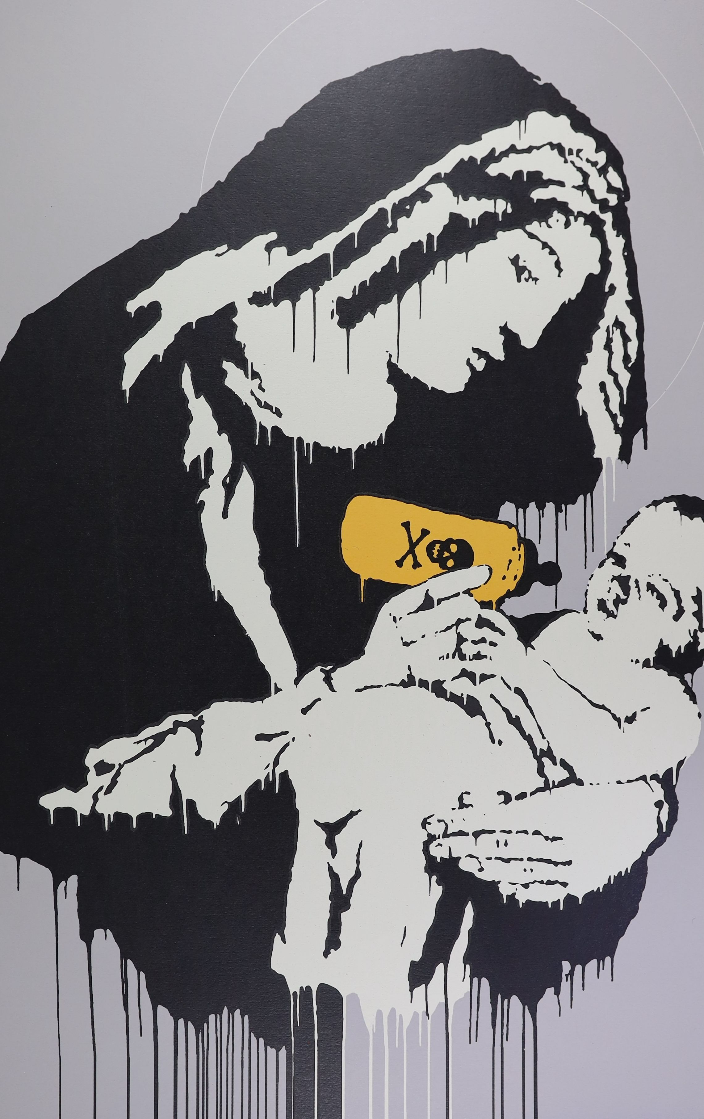 Banksy (b.1974), Toxic Mary, 2004, screenprint in colours, on wove, 70 x 50cm.